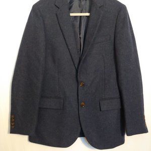 J. Crew Thompson Suit jacket in Tweed/Wool Blue 38S